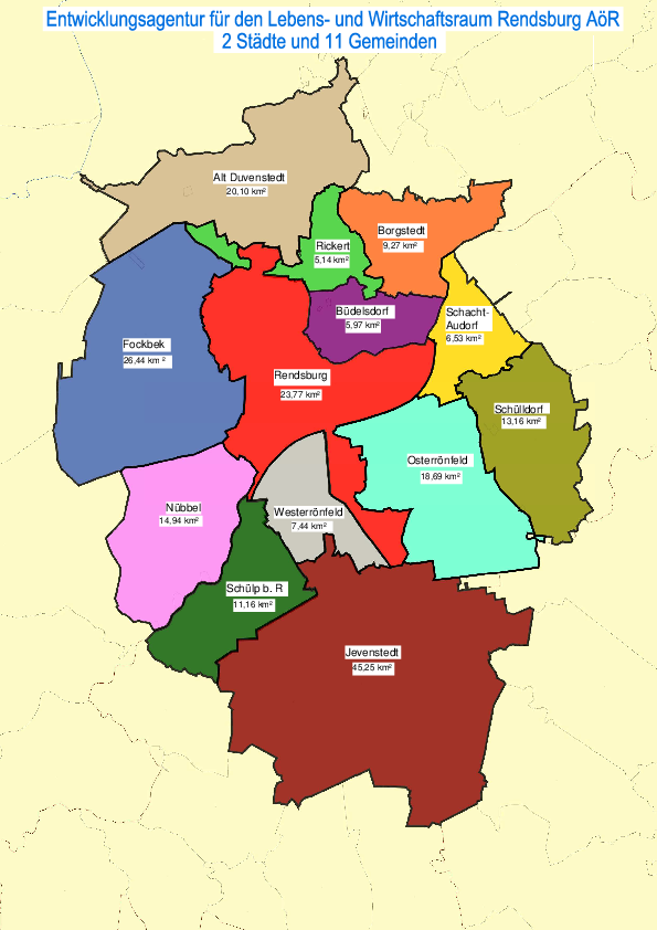 Karte von Rebdsburg und Umgebung