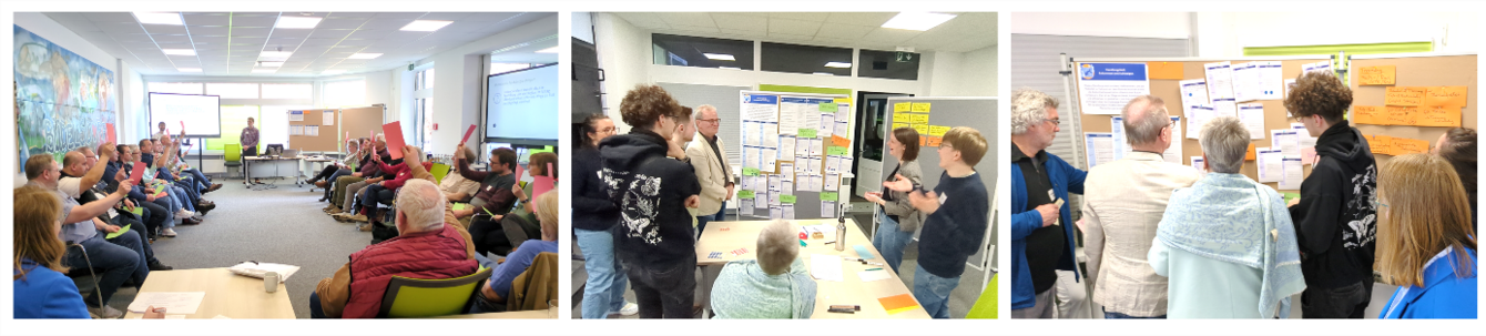 Bilder zur zweiten Planungswerkstatt zum Mobilitätsentwicklungsplan.