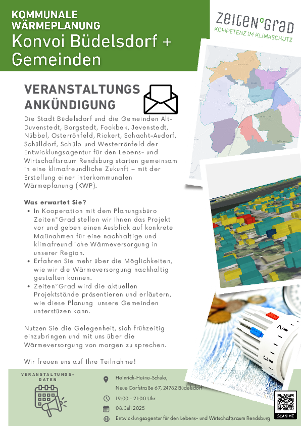 Information zur Infoveranstaltung zur Kommunalen Wäremplanung am 08. Juli 2025