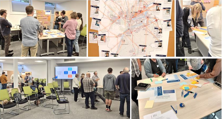 Bilder zur Planungswerkstatt zum Mobilitätsentwicklungsplan